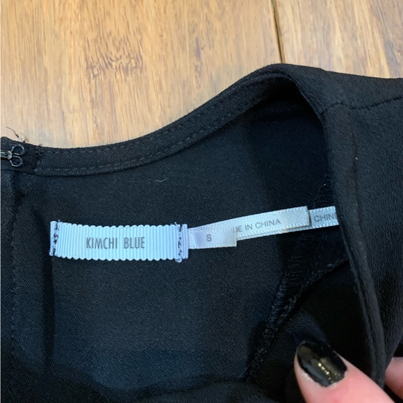 SOLD—Kimchi Blue peplum sleeveless shirt - Picture 3 of 3